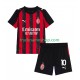 AC Milan Rafael Leao 10 2025-2026 Tröja 1:a Matchställ Barn Kortärmad