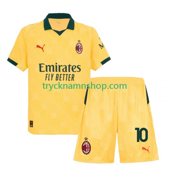 AC Milan Rafael Leao 10 2025-2026 Tröja 3:e Matchställ Barn Kortärmad