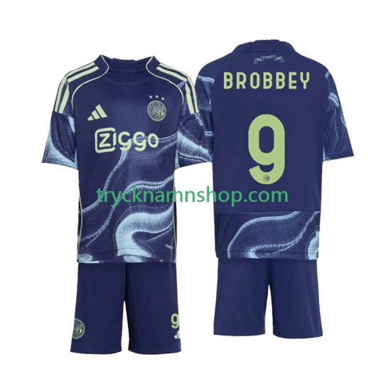 AFC Ajax Brian Brobbey 9 2025-2026 Tröja 2:a Matchställ Barn Kortärmad