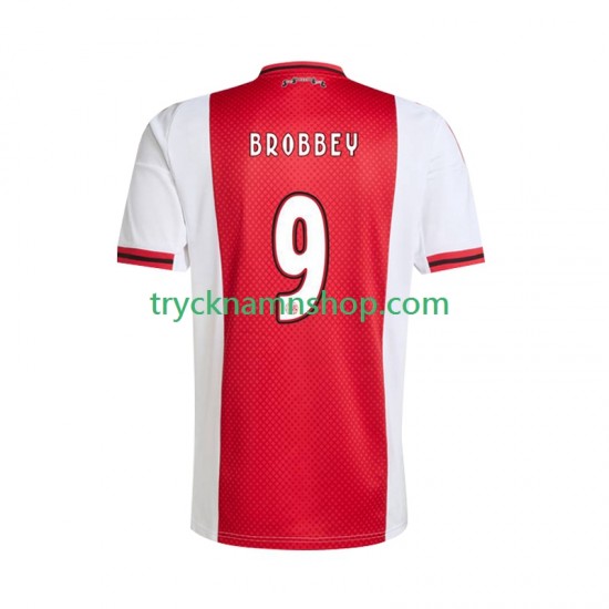 AFC Ajax Brian Brobbey 9 2025-2026 Tröja 1:a Matchställ Män Kortärmad