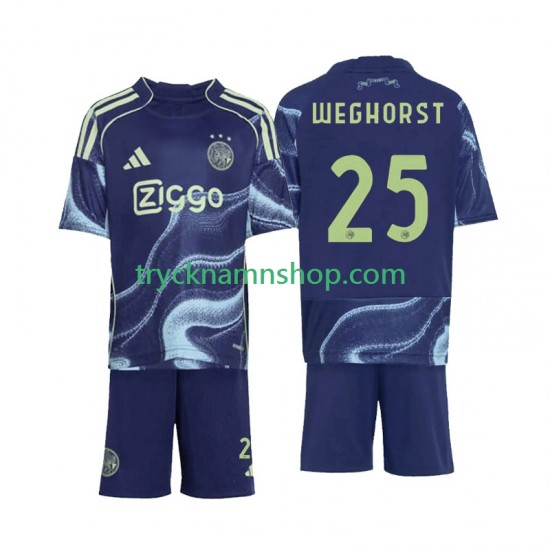 AFC Ajax Wout Weghorst 25 2025-2026 Tröja 2:a Matchställ Barn Kortärmad
