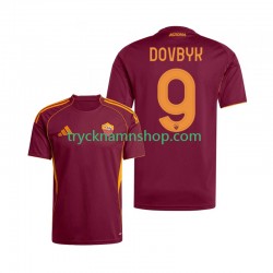 AS Roma Artem Dovbyk 9 2025-2026 Tröja 1:a Matchställ Män Kortärmad