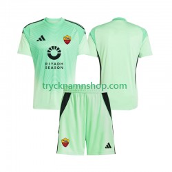 AS Roma Målvakt 2025-2026 Tröja 2:a Matchställ 4:e Matchställ Barn Kortärmad