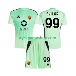 AS Roma Målvakt Mile Svilar 99 2025-2026 Tröja 2:a Matchställ 4:e Matchställ Barn Kortärmad