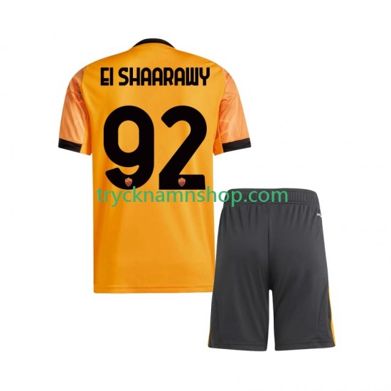 AS Roma Stephan El Shaarawy 92 2025-2026 Tröja 2:a Matchställ Barn Kortärmad