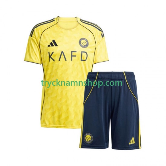 Al Nassr 2025-2026 Tröja 1:a Matchställ Barn Kortärmad