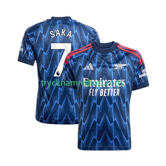 Arsenal Bukayo Saka 7 2025-2026 Tröja 2:a Matchställ Män Kortärmad