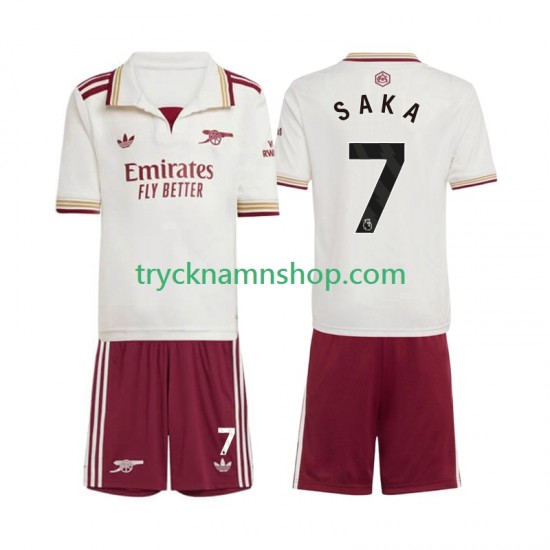 Arsenal Bukayo Saka 7 2025-2026 Tröja 3:e Matchställ Barn Kortärmad