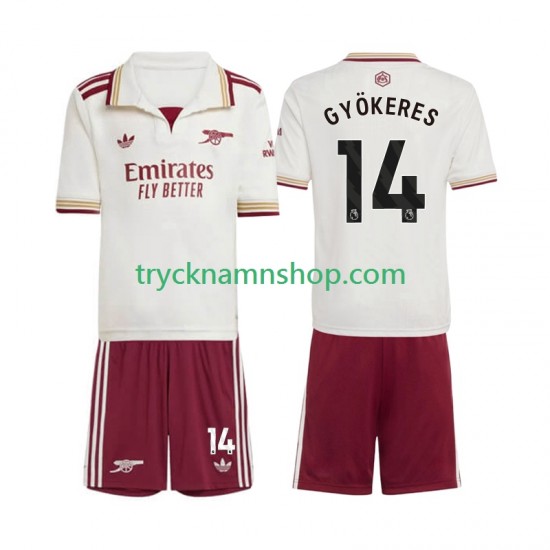 Arsenal Viktor Gyokeres 14 2025-2026 Tröja 3:e Matchställ Barn Kortärmad