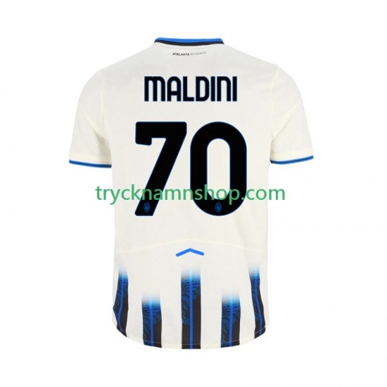 Atalanta Daniel Maldini 70 2025-2026 Tröja 2:a Matchställ Män Kortärmad