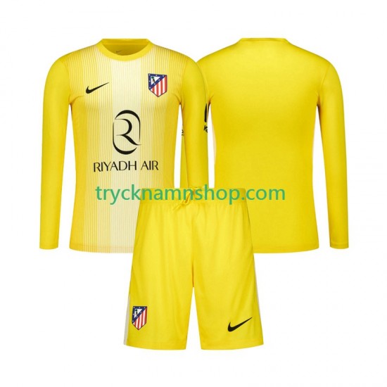 Atlético Madrid Målvakt 2025-2026 Tröja 1:a Matchställ Barn Långärmad