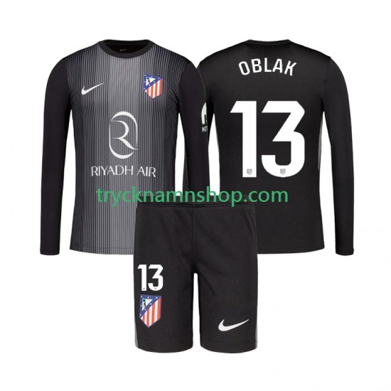 Atlético Madrid Målvakt Jan Oblak 13 2025-2026 Tröja 2:a Matchställ Barn Långärmad