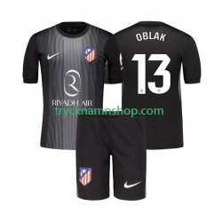 Atlético Madrid Målvakt Jan Oblak 13 2025-2026 Tröja 2:a Matchställ Barn Kortärmad