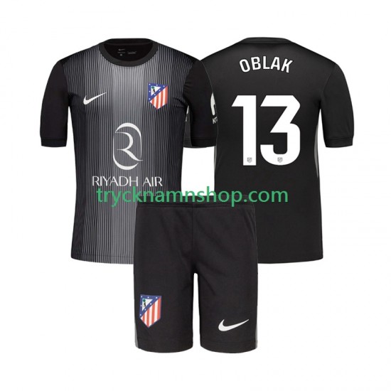 Atlético Madrid Målvakt Jan Oblak 13 2025-2026 Tröja 2:a Matchställ Barn Kortärmad