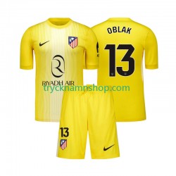 Atlético Madrid Målvakt Jan Oblak 13 2025-2026 Tröja 1:a Matchställ Barn Kortärmad
