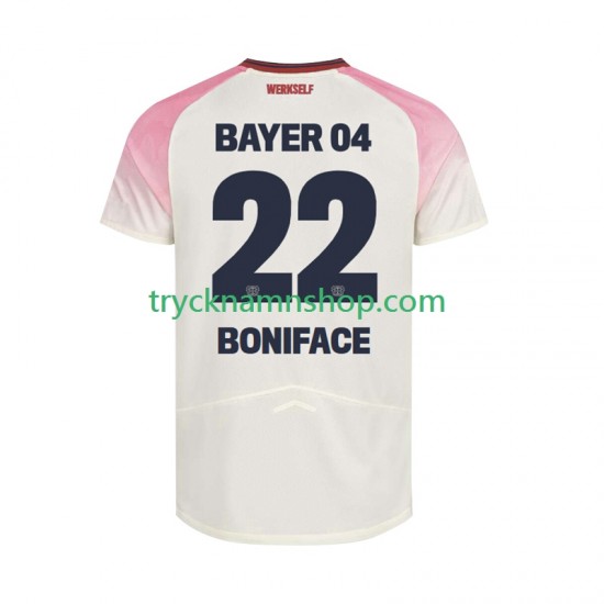 Bayer 04 Leverkusen Victor Boniface 22 2025-2026 Tröja 2:a Matchställ Män Kortärmad