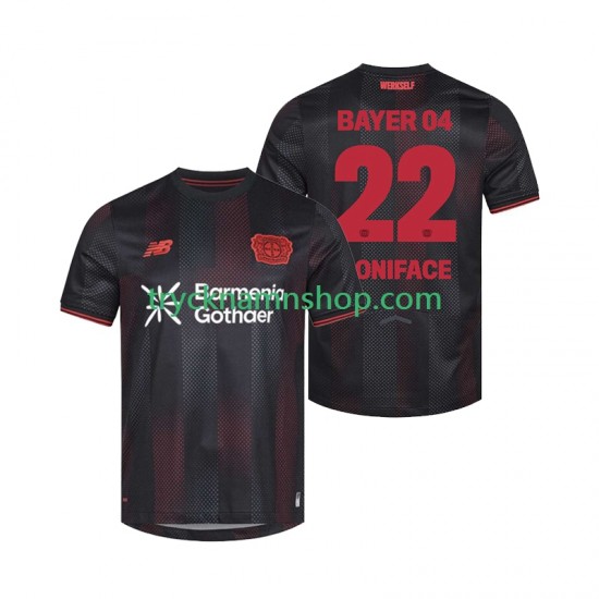 Bayer 04 Leverkusen Victor Boniface 22 2025-2026 Tröja 1:a Matchställ Män Kortärmad