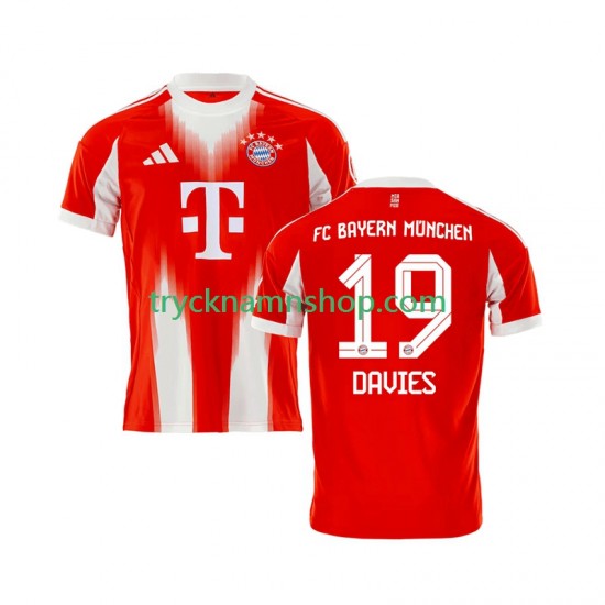 FC Bayern München Alphonso Davies 19 2025-2026 Tröja 1:a Matchställ Män Kortärmad