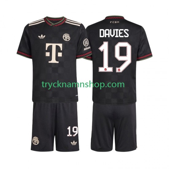FC Bayern München Alphonso Davies 19 2025-2026 Tröja 3:e Matchställ Barn Kortärmad