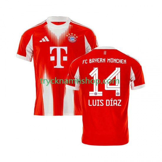 FC Bayern München Luis Diaz 14 2025-2026 Tröja 1:a Matchställ Män Kortärmad