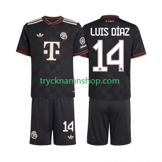 FC Bayern München Luis Diaz 14 2025-2026 Tröja 3:e Matchställ Barn Kortärmad