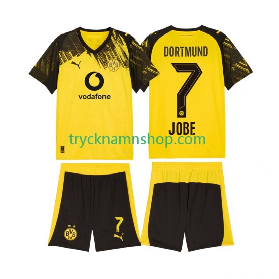 Borussia Dortmund Jobe Bellingham 7 2025-2026 Tröja 1:a Matchställ Barn Kortärmad