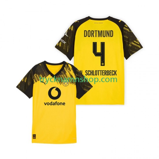 Borussia Dortmund Nico Schlotterbeck 4 2025-2026 Tröja 1:a Matchställ Män Kortärmad