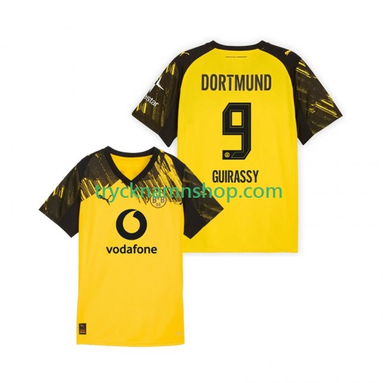 Borussia Dortmund Serhou Guirassy 9 2025-2026 Tröja 1:a Matchställ Män Kortärmad