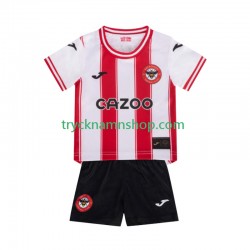 Brentford 2025-2026 Tröja 1:a Matchställ Barn Kortärmad