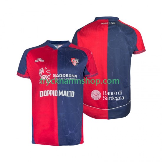 Cagliari 2025-2026 Tröja 1:a Matchställ Män Kortärmad