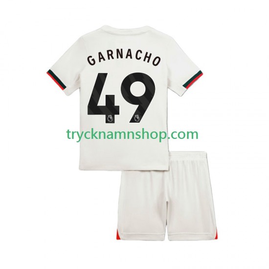 Chelsea Alejandro Garnacho 49 2025-2026 Tröja 2:a Matchställ Barn Kortärmad