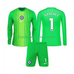 Chelsea Målvakt Robert Sanchez 1 2025-2026 Tröja 2:a Matchställ Barn Långärmad