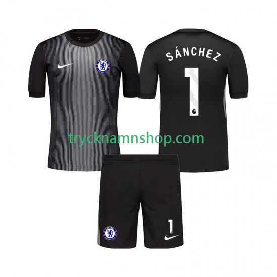 Chelsea Målvakt Robert Sanchez 1 2025-2026 Tröja 1:a Matchställ Barn Kortärmad