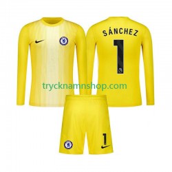 Chelsea Målvakt Robert Sanchez 1 2025-2026 Tröja 3:e Matchställ Barn Långärmad