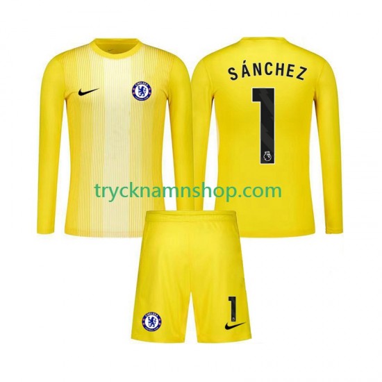 Chelsea Målvakt Robert Sanchez 1 2025-2026 Tröja 3:e Matchställ Barn Långärmad