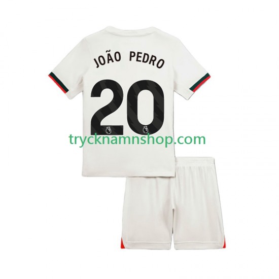 Chelsea Joao Pedro 20 2025-2026 Tröja 2:a Matchställ Barn Kortärmad