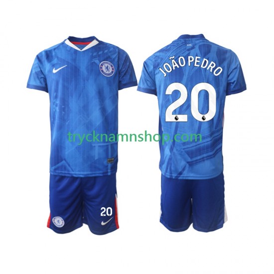 Chelsea joao pedro 20 2025-2026 Tröja 1:a Matchställ Barn Kortärmad