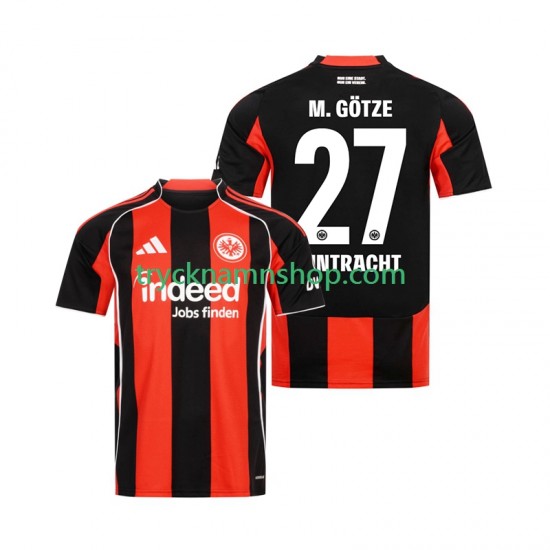 Eintracht Frankfurt Mario Gotze 27 2025-2026 Tröja 1:a Matchställ Män Kortärmad