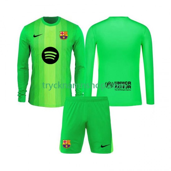 FC Barcelona Målvakt 2025-2026 Tröja 1:a Matchställ Barn Långärmad