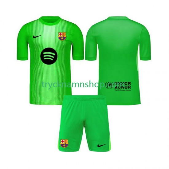FC Barcelona Målvakt 2025-2026 Tröja 1:a Matchställ Barn Kortärmad