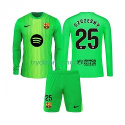 FC Barcelona Målvakt Szczesny 25 2025-2026 Tröja 1:a Matchställ Barn Långärmad