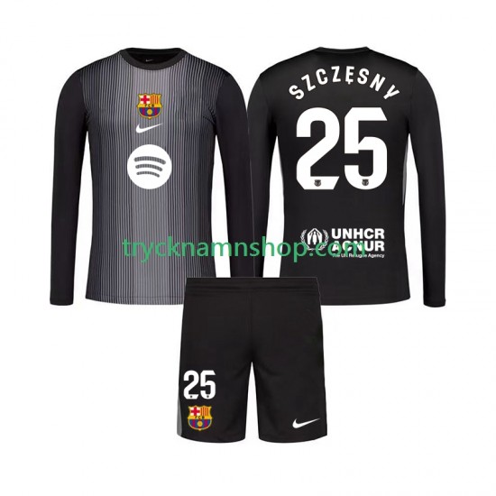 FC Barcelona Målvakt Szczesny 25 2025-2026 Tröja 3:e Matchställ Barn Långärmad