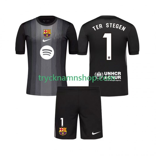 FC Barcelona Målvakt Ter Stegen 1 2025-2026 Tröja 3:e Matchställ Barn Kortärmad