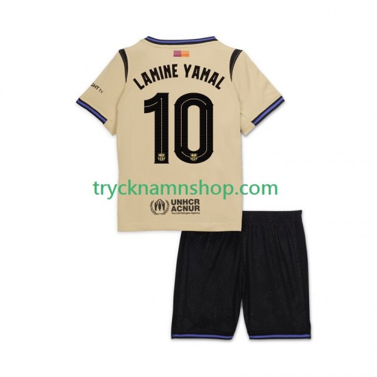 FC Barcelona Lamine Yamal 10 UCL 2025-2026 Tröja 2:a Matchställ Barn Kortärmad
