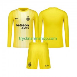 Inter Milan Målvakt 2025-2026 Tröja 2:a Matchställ Barn Långärmad
