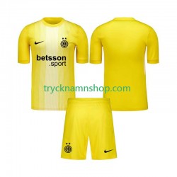 Inter Milan Målvakt 2025-2026 Tröja 2:a Matchställ Barn Kortärmad