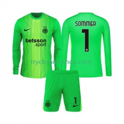 Inter Milan Målvakt Yann Sommer 1 2025-2026 Tröja 3:e Matchställ Barn Långärmad