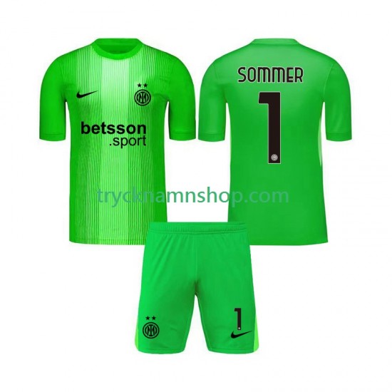 Inter Milan Målvakt Yann Sommer 1 2025-2026 Tröja 3:e Matchställ Barn Kortärmad