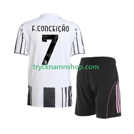 Juventus Francisco Conceicao 7 2025-2026 Tröja 1:a Matchställ Barn Kortärmad