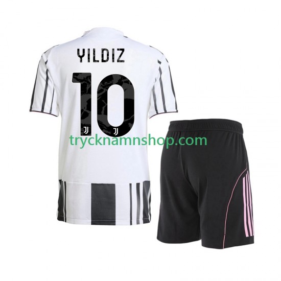 Juventus Kenan Yildiz 10 2025-2026 Tröja 1:a Matchställ Barn Kortärmad